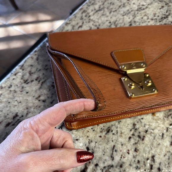 RARE FIND LV epi leather wristlet - Picture 7 of 8
